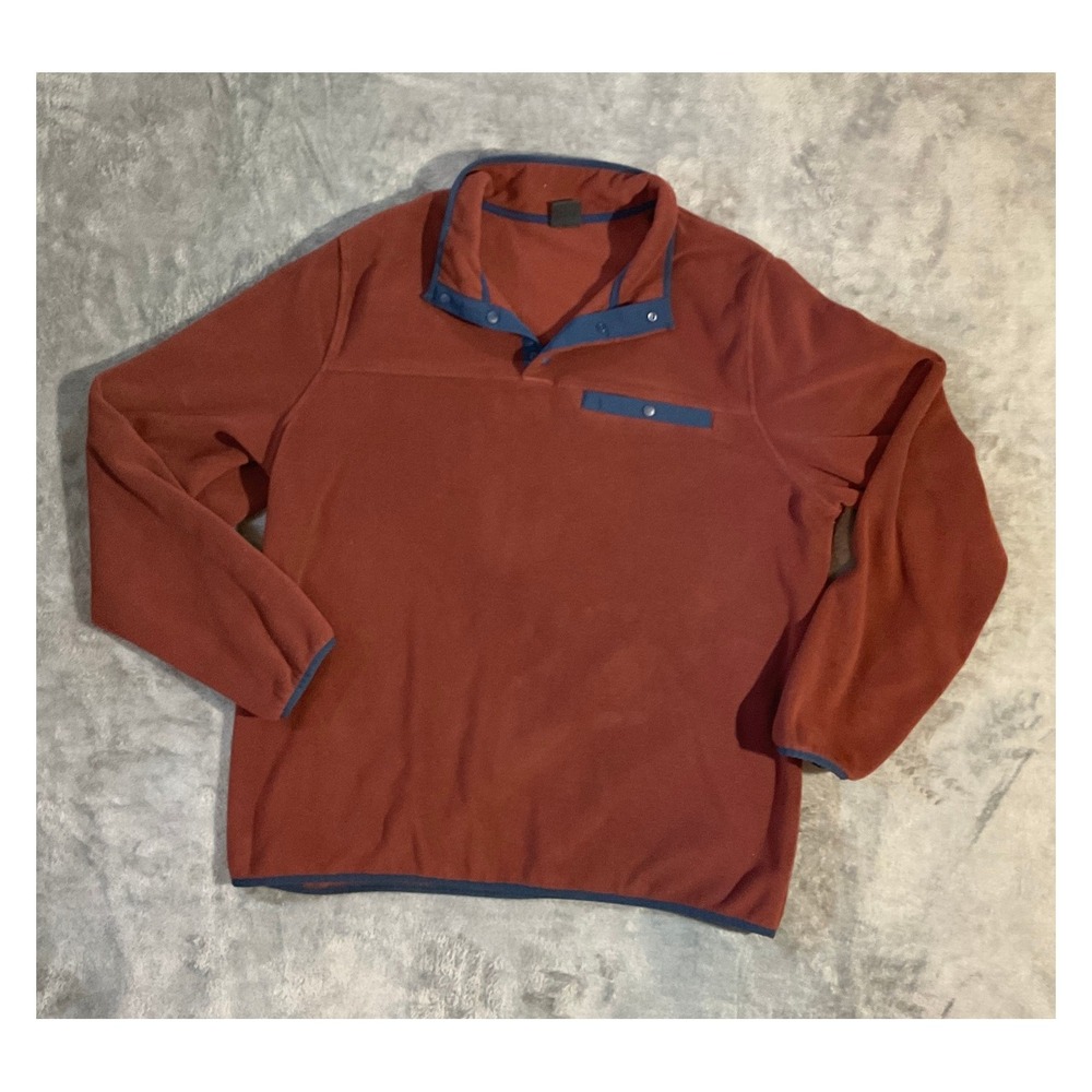 32 Degree Heat Men's‎ Fleece Jacket Rust Brown Size XL